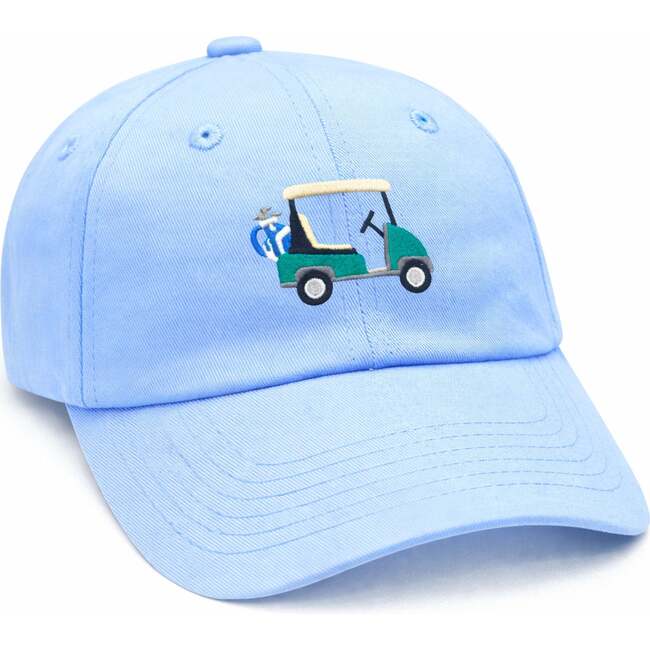 Golf Cart Baseball Hat, Blue/Green