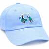 Golf Cart Baseball Hat, Blue/Green - Hats - 1 - thumbnail
