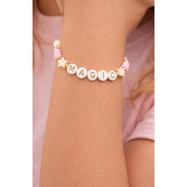 Magic Bracelet, Pink/Aqua/Purple