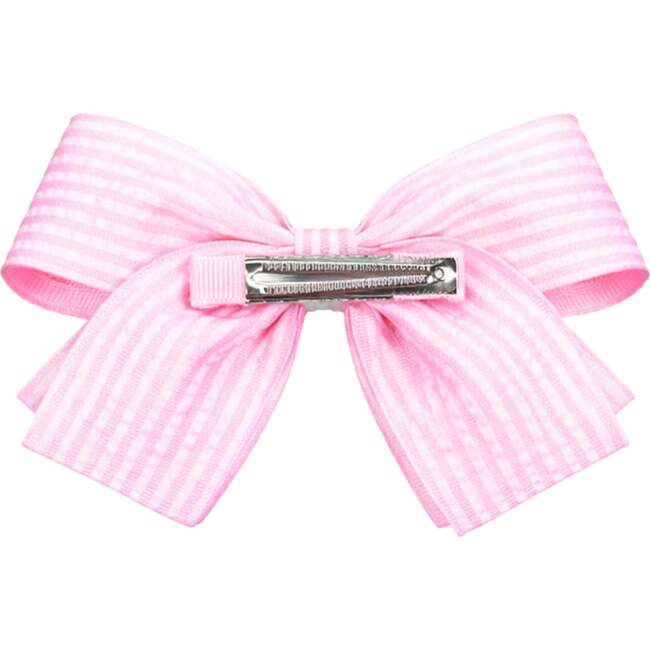 Tennis Hair Bow, Pink - Hair Accessories - 3