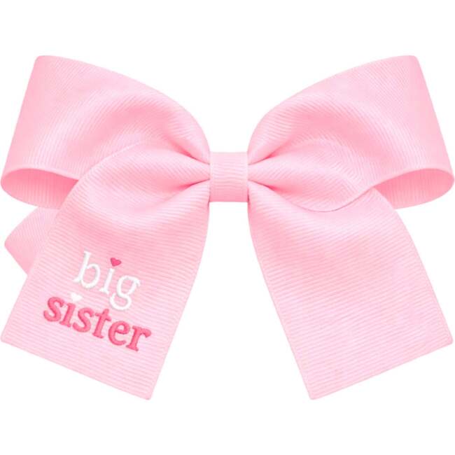 Big Sister Hair Bow, Pink