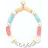 Beach Bracelet, Coral/Aqua/Orange - Bracelets - 1 - thumbnail