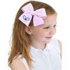 Tennis Hair Bow, Blue - Hair Accessories - 4