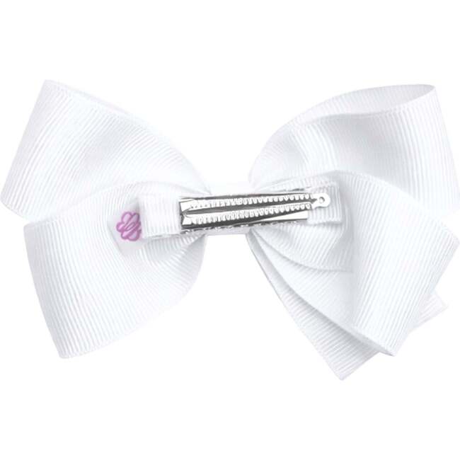Big Sister Hair Bow, White - Hair Accessories - 3