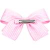Tennis Hair Bow, Blue - Hair Accessories - 5