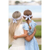 Love Tennis Bow Visor, Blue - Hats - 3