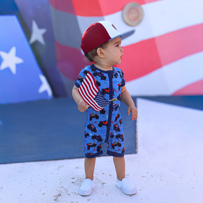 Red, White, and Boom Shorties - Rompers - 3