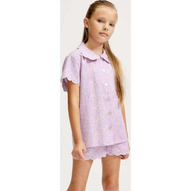 Childrens Colette Short Set in Fleur Blush