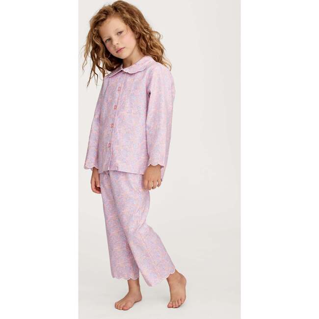 Childrens Colette Pajama Set in Fleur Blush