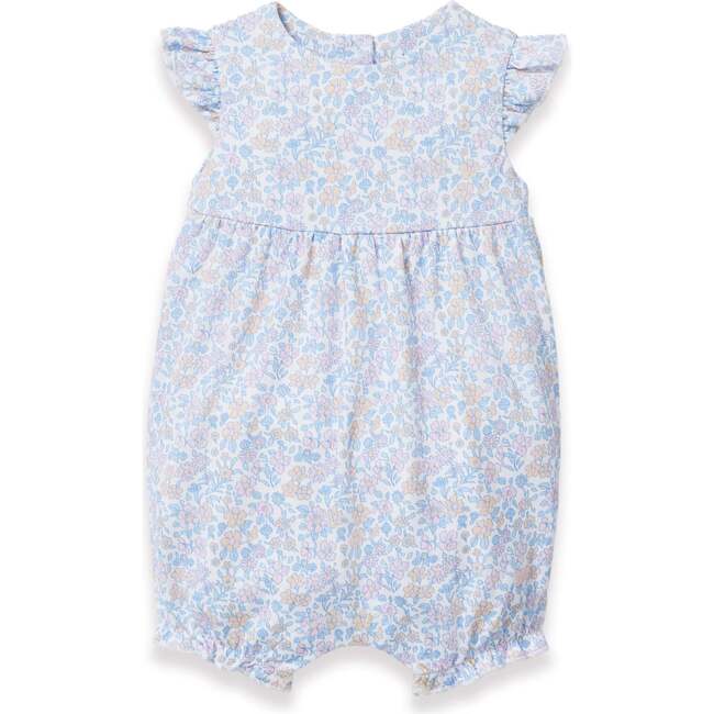 Baby Pima Isla Play Romper in Fleur Blanche