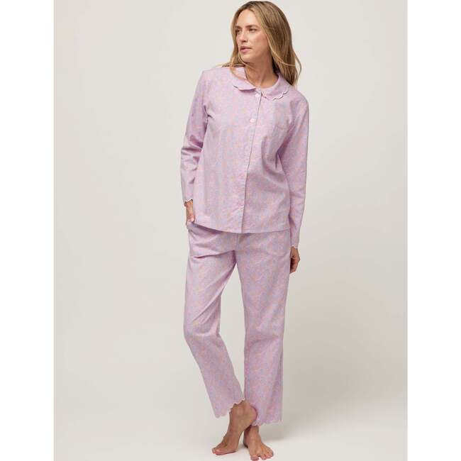 Womens Twill Colette Pajama in Fleur Blush