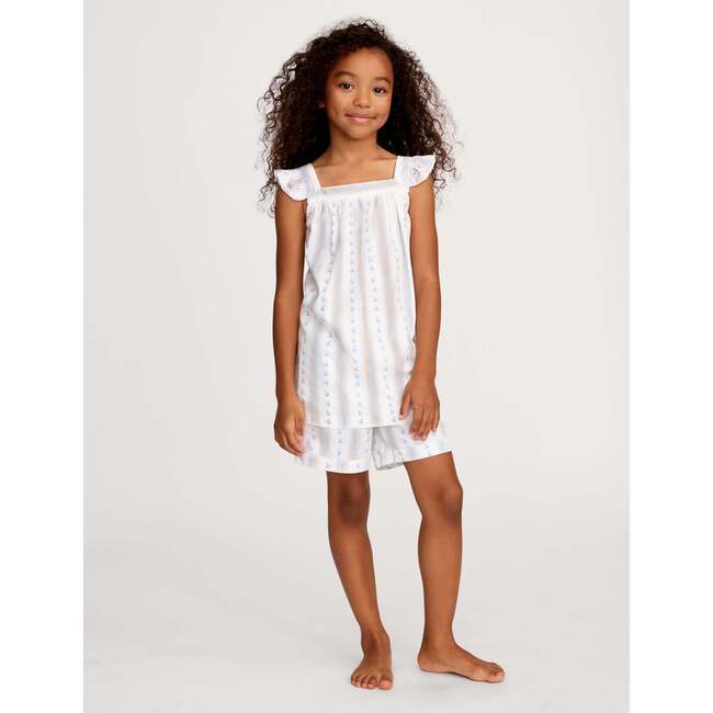 Girls Clara Short Set in Cottage Stripe