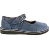 Leather Mary Jane Shoe, Blue - Mary Janes - 1 - thumbnail