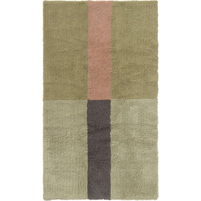 Wool Rug Chroma, Dusty Pink