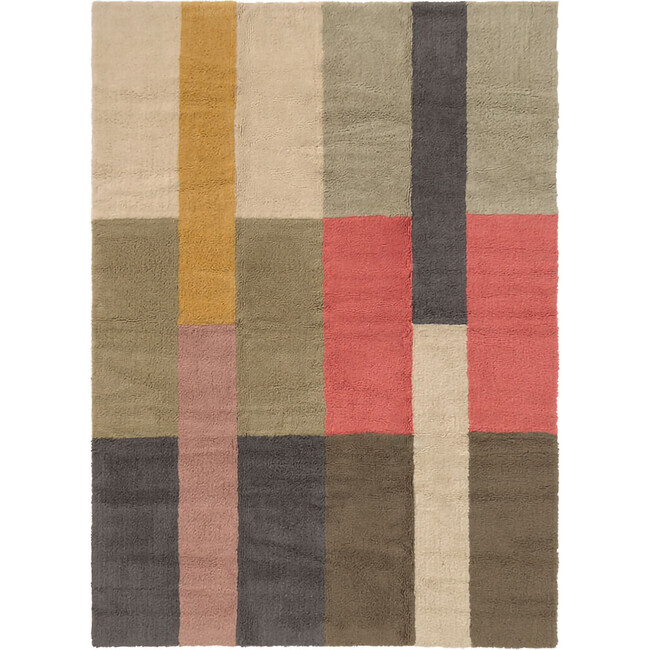 Wool Area Rug Chroma, Palette