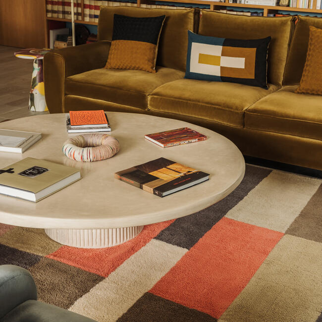 Wool Area Rug Chroma, Palette