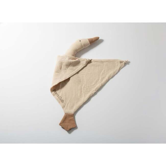 Goose Lovey Security Blanket, Organic Cotton Sand Dune