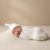 Organic Swaddle Blanket & Hat Set, Ice Cream - Swaddles - 2