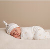 Organic Swaddle Blanket & Hat Set, Ice Cream - Swaddles - 4