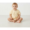 Organic Short Romper, Butter Yellow - Rompers - 2 - thumbnail