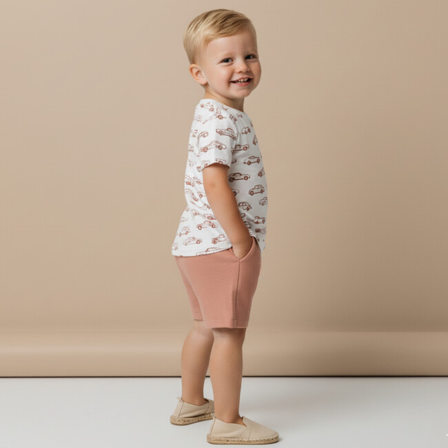 Organic Tee & Shorts Set, Cars