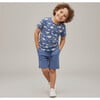 Organic Tee & Shorts Set, Dino - Mixed Apparel Set - 2 - thumbnail