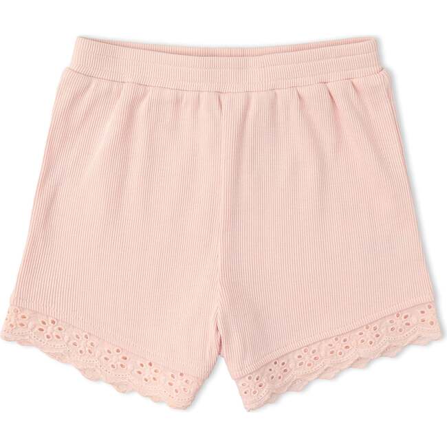 Organic Ruffle Top & Shorts Set, Blush - Mixed Apparel Set - 4