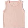 Organic Sleeveless Tee & Shorts Set, Blush - Mixed Apparel Set - 3 - thumbnail