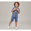 Organic Tee & Shorts Set, Dino - Mixed Apparel Set - 3 - thumbnail