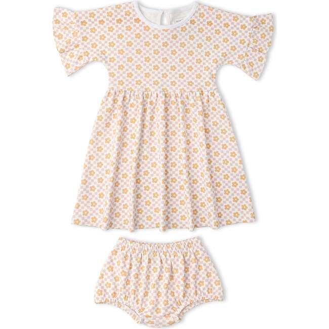 Organic Dolman Sleeve Dress, Pop Floral