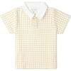 Organic Collar Tee & Shorts Set, Dotty Gingham - Mixed Apparel Set - 4