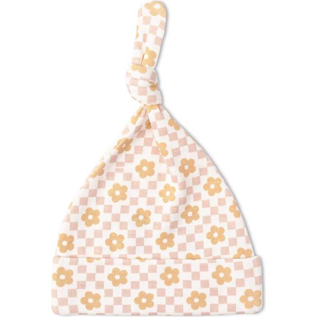 Organic Swaddle Blanket & Hat Set, Pop Floral - Swaddles - 5