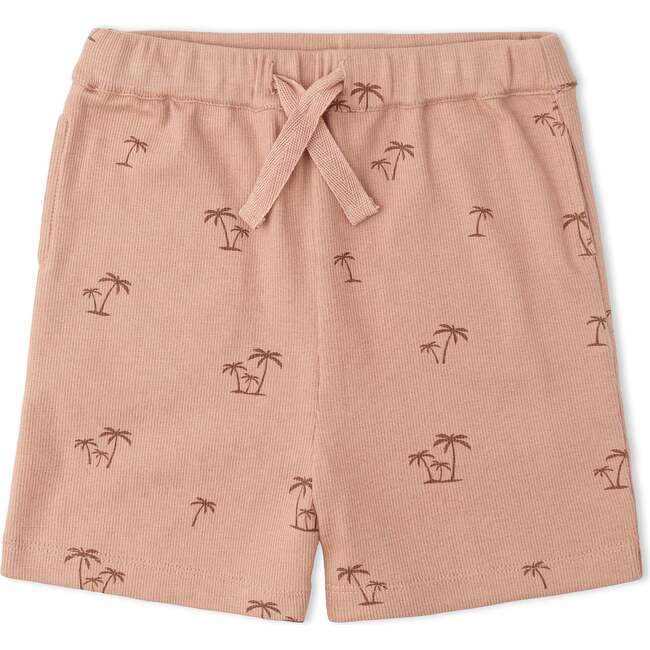 Organic Collar Tee & Shorts Set, Island Palm - Mixed Apparel Set - 4