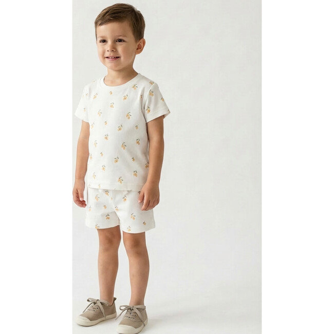 Organic Tee & Shorts Set, Lemons