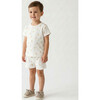 Organic Tee & Shorts Set, Lemons - Mixed Apparel Set - 1 - thumbnail