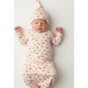 Organic Kimono Infant Sleep Gown, Cherry - Nightgowns - 1 - thumbnail