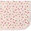 Organic Swaddle Blanket & Hat Set, Cherry - Swaddles - 5