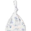 Organic Swaddle Blanket & Hat Set, Coastal - Swaddles - 5