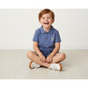 Organic Polo Shirt & Shorts Set, Slate - Mixed Apparel Set - 2