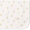 Organic Swaddle Blanket & Hat Set, Lemons - Swaddles - 4 - thumbnail