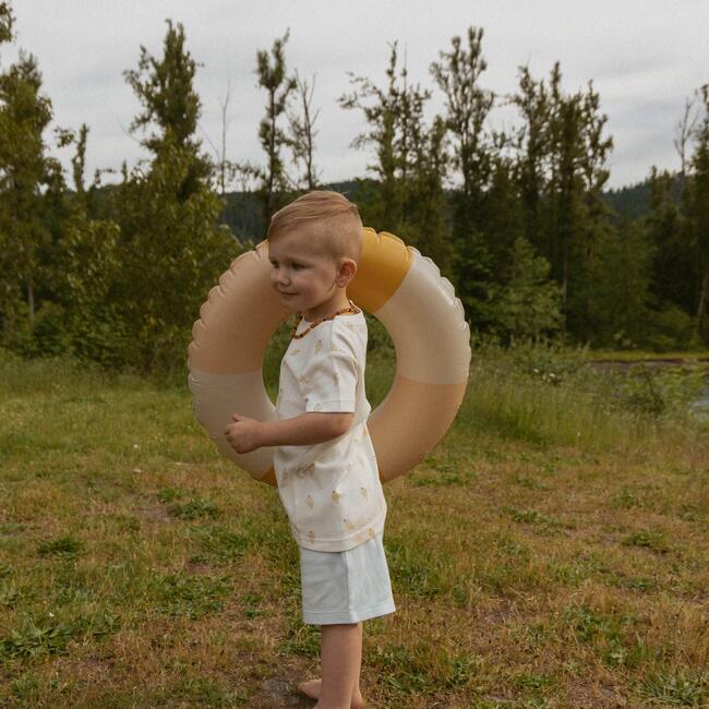 Organic Tee & Shorts Set, Ice Cream