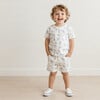 Organic Tee & Shorts Set, Coastal - Mixed Apparel Set - 1 - thumbnail