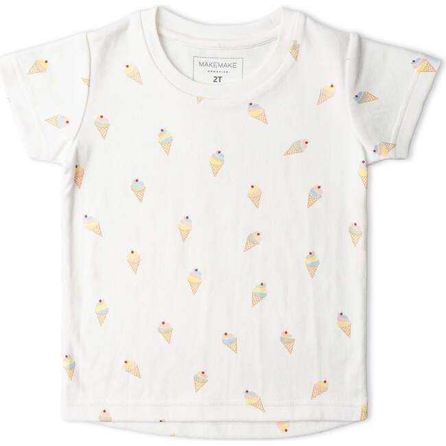 Organic Tee & Shorts Set, Ice Cream