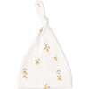 Organic Swaddle Blanket & Hat Set, Lemons - Swaddles - 5 - thumbnail
