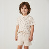 Organic Collar Tee & Shorts Set, Rodeo - Mixed Apparel Set - 1 - thumbnail