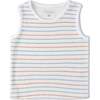 Organic Sleeveless Tee & Shorts Set, Cabana Stripes - Mixed Apparel Set - 4 - thumbnail