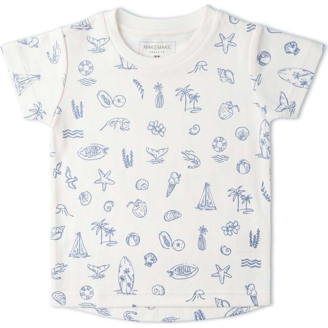 Organic Tee & Shorts Set, Coastal - Mixed Apparel Set - 5