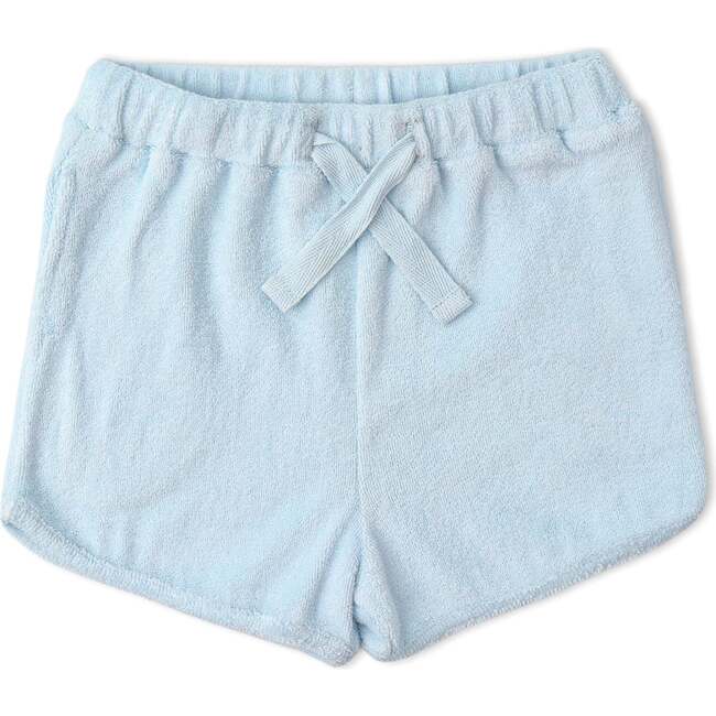 Organic Sleeveless Tee & Shorts Set, Light Blue - Mixed Apparel Set - 4