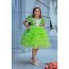Enchanted Lime Sequin Tulle Dress, Green - Dresses - 1 - thumbnail