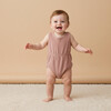 Organic Clinch Romper, Clay - Rompers - 1 - thumbnail
